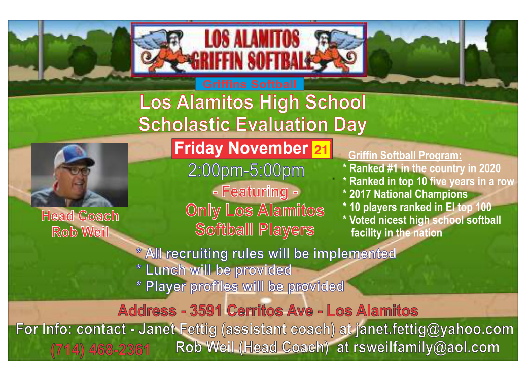 Los Al Softball College Camp